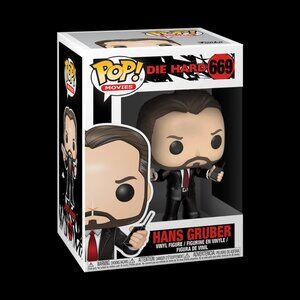 FUNKO POP MOVIES SERIE-DIE HARD-HANS GRUBER- 669- PRINT IN 2018